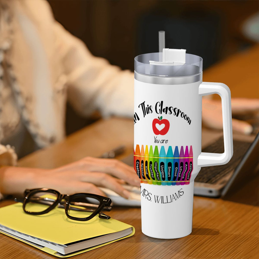 40 oz Personalized Teacher Tumbler